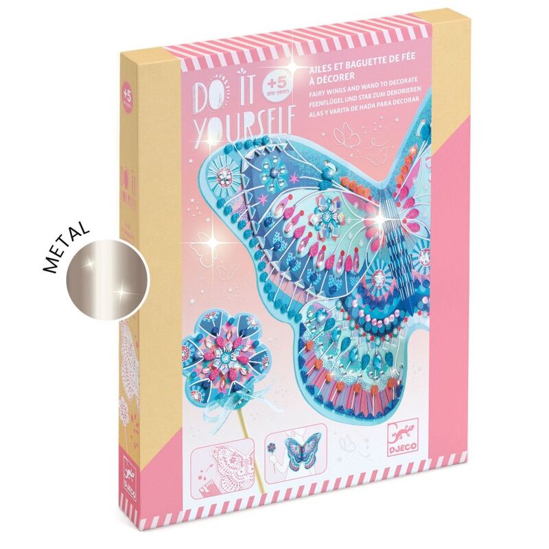 Djeco | Do It Yourself - Like a Fairy Wings and Wand Set Packaging