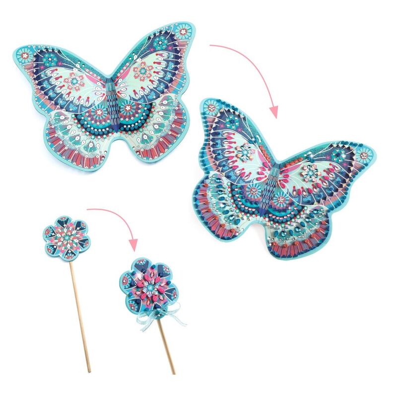 Djeco | Do It Yourself - Like a Fairy Wings and Wand Set