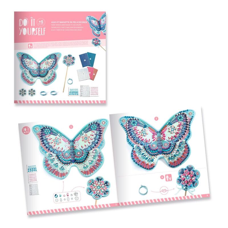 Djeco | Do It Yourself - Like a Fairy Wings and Wand Set Instructions