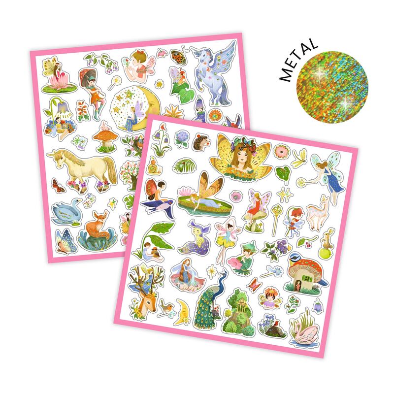 Djeco | Fantasy - 160 Metallic Stickers Set
