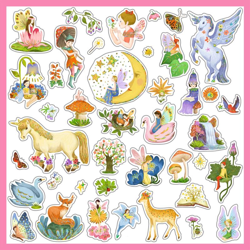 Djeco | Fantasy - 160 Metallic Stickers Set