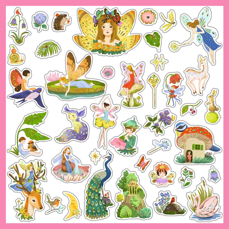 Djeco | Fantasy - 160 Metallic Stickers Set