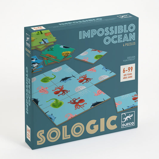 Sologlic Impossiblo Ocean puzzle packaging on a white background