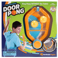 Box of Door Pong game with a child playing and Fat Brain Toy Co branding.