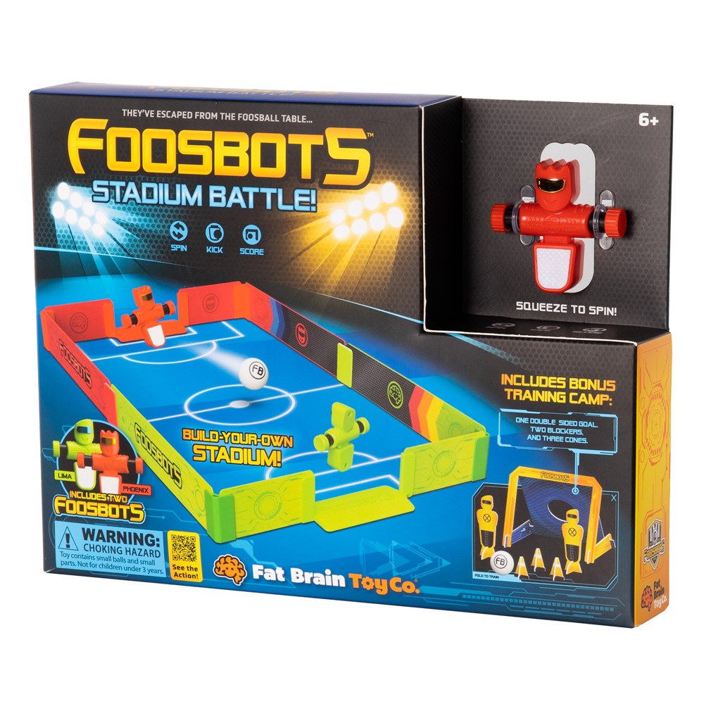 Fat Brain Toys - Foosbots - Stadium Battle