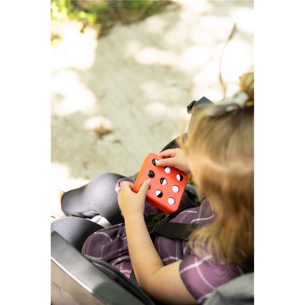 Child playing with Fat Brain Toys - PlayTab - Sensory Set 2