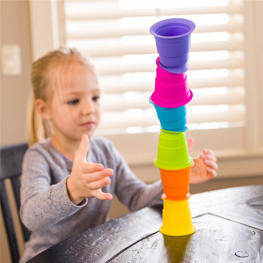 Child stacking Fat Brain Toys - Suction Kupz