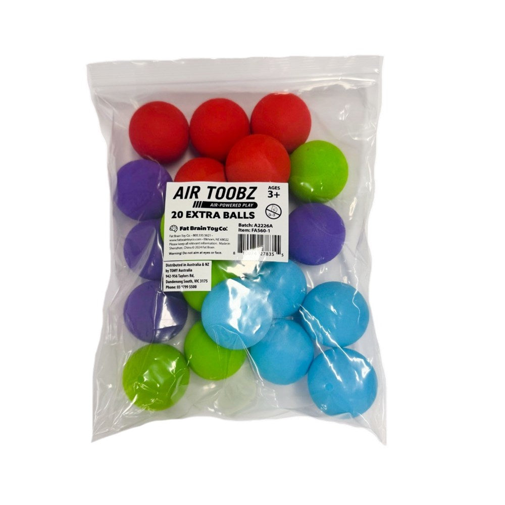 Fat Brain Toys | Air Toobz - Add-On Set, 20 Extra Balls