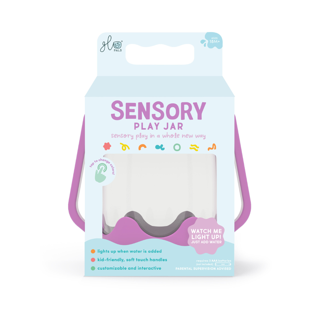 Glo Pals - Sensory Play Jar - Purple