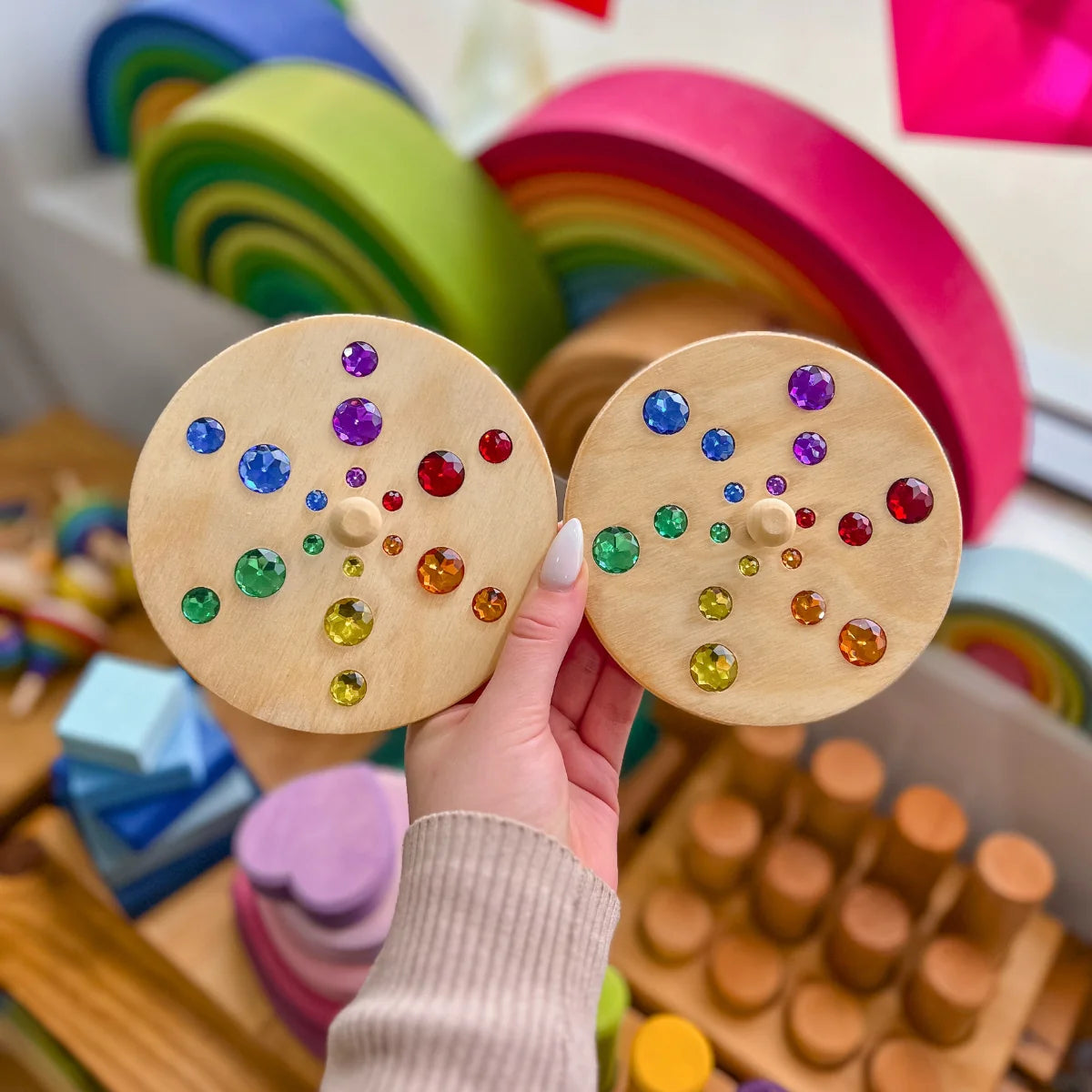 Gluckskafer Jewel Spinning Tops