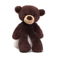 Brown teddy bear on a white background