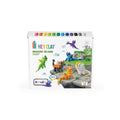 Hey Clay Dragon Island playset packaging with colorful dragons and a white background