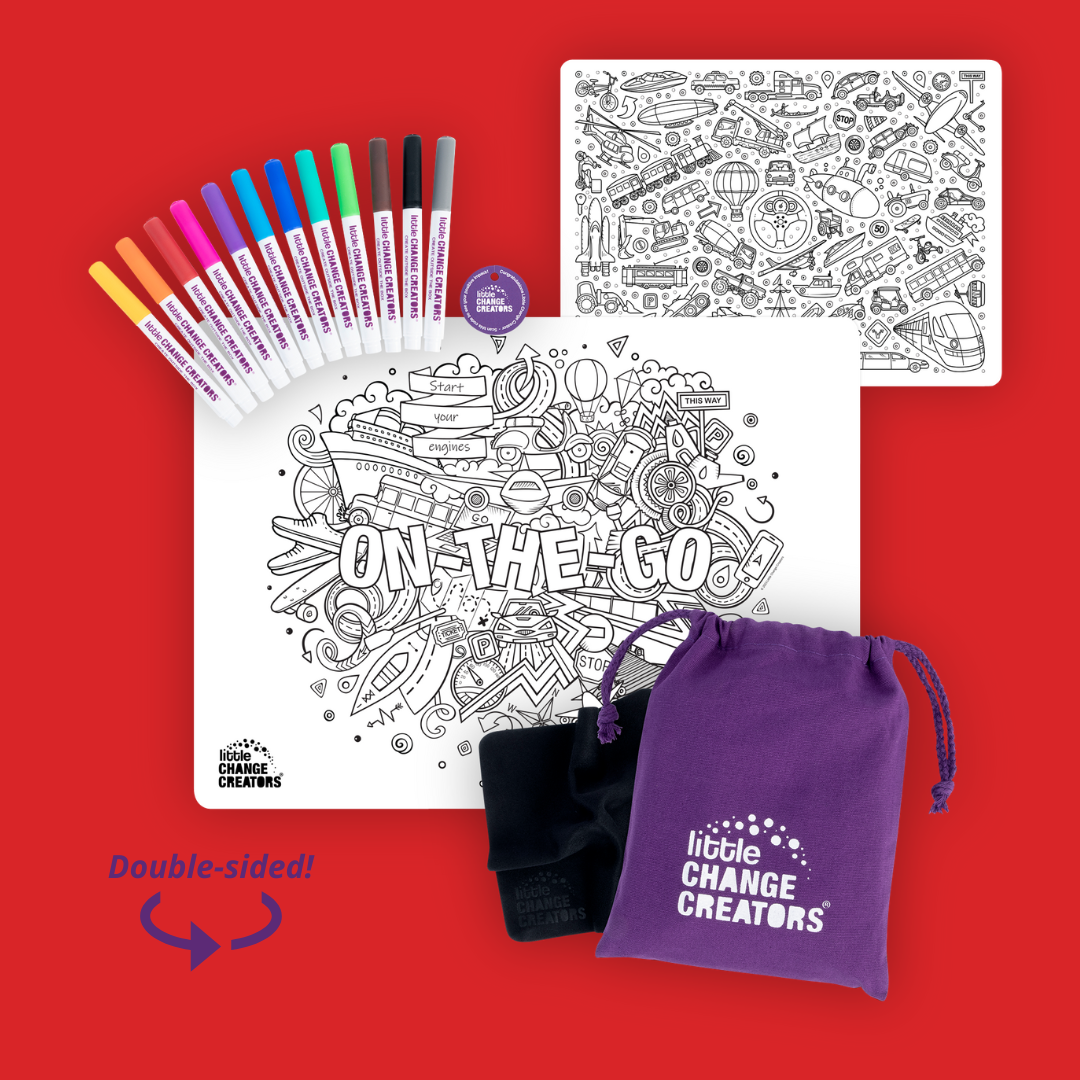 Re-FUN-able™ Reusable Colouring + Doodle Mat