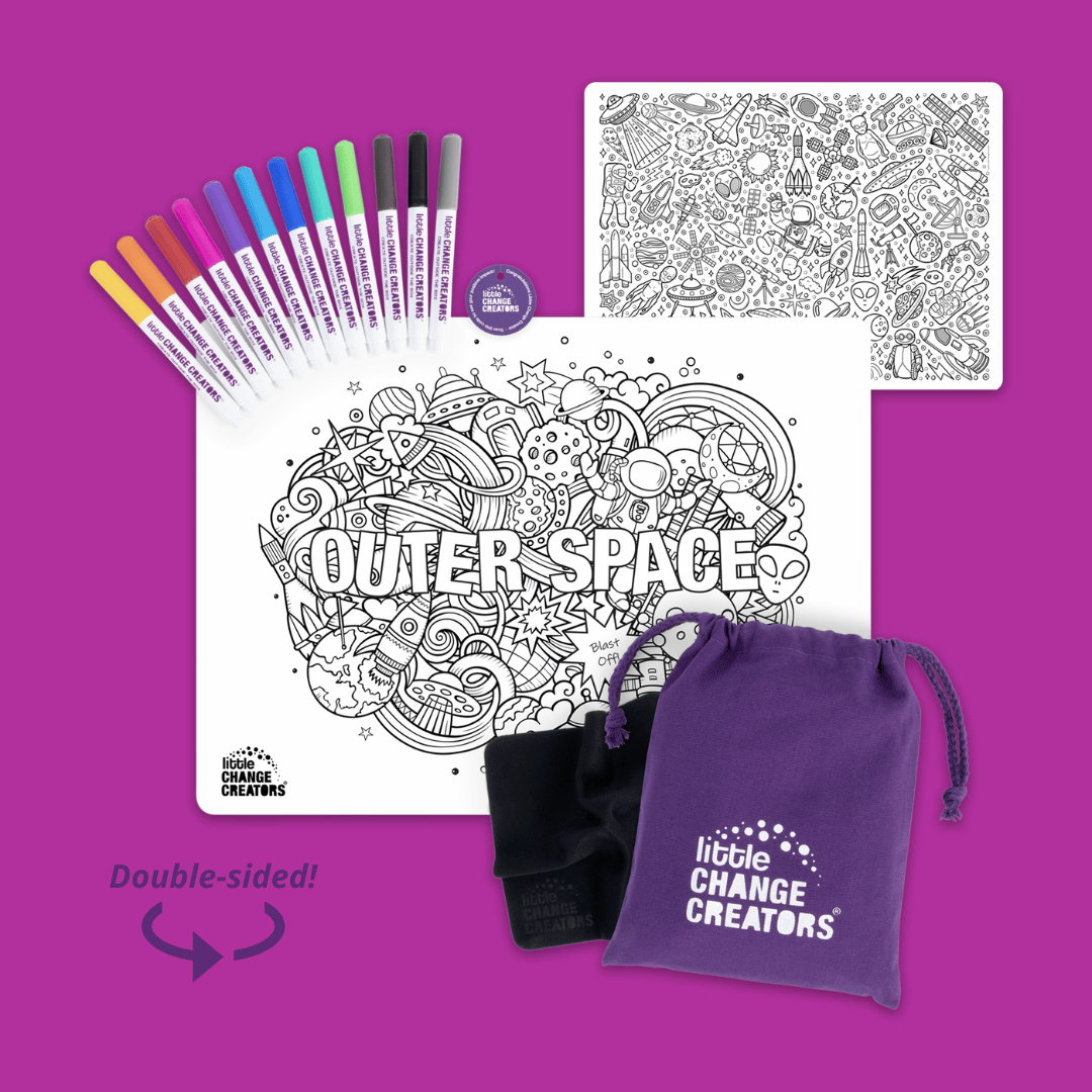 Re-FUN-able™ Reusable Colouring + Doodle Mat