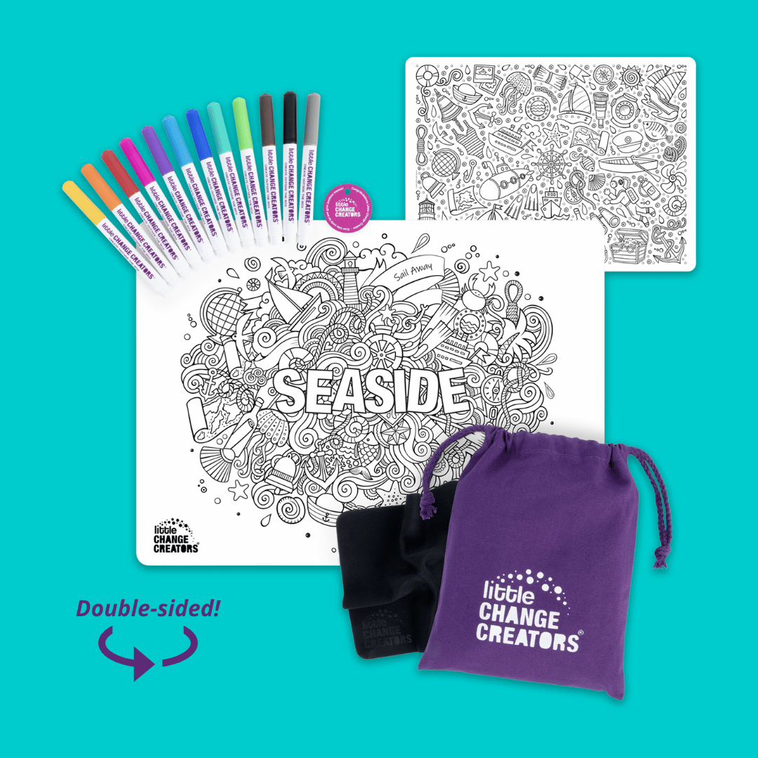 Re-FUN-able™ Reusable Colouring + Doodle Mat