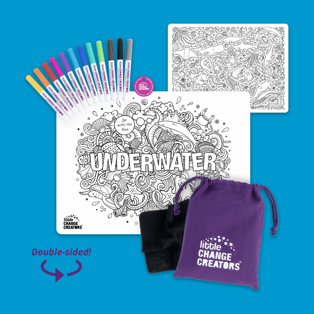 Re-FUN-able™ Reusable Colouring + Doodle Mat