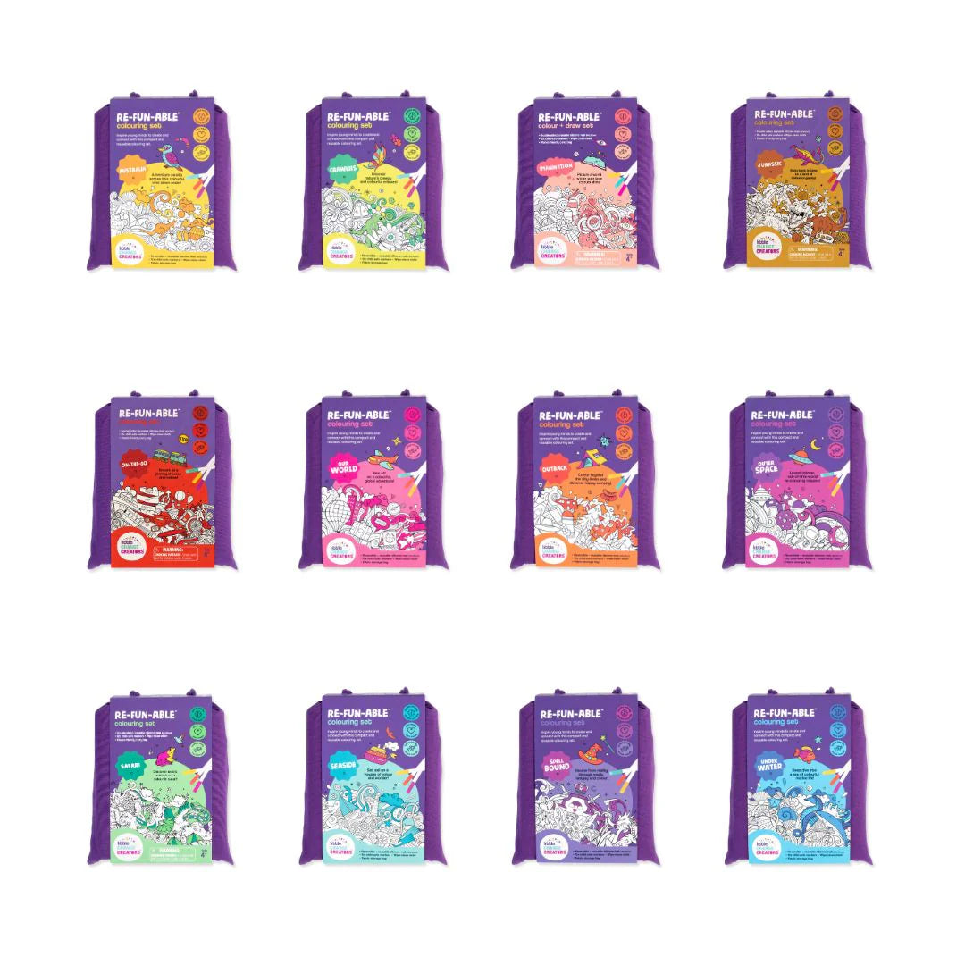 Re-FUN-able™ Reusable Colouring + Doodle Mat