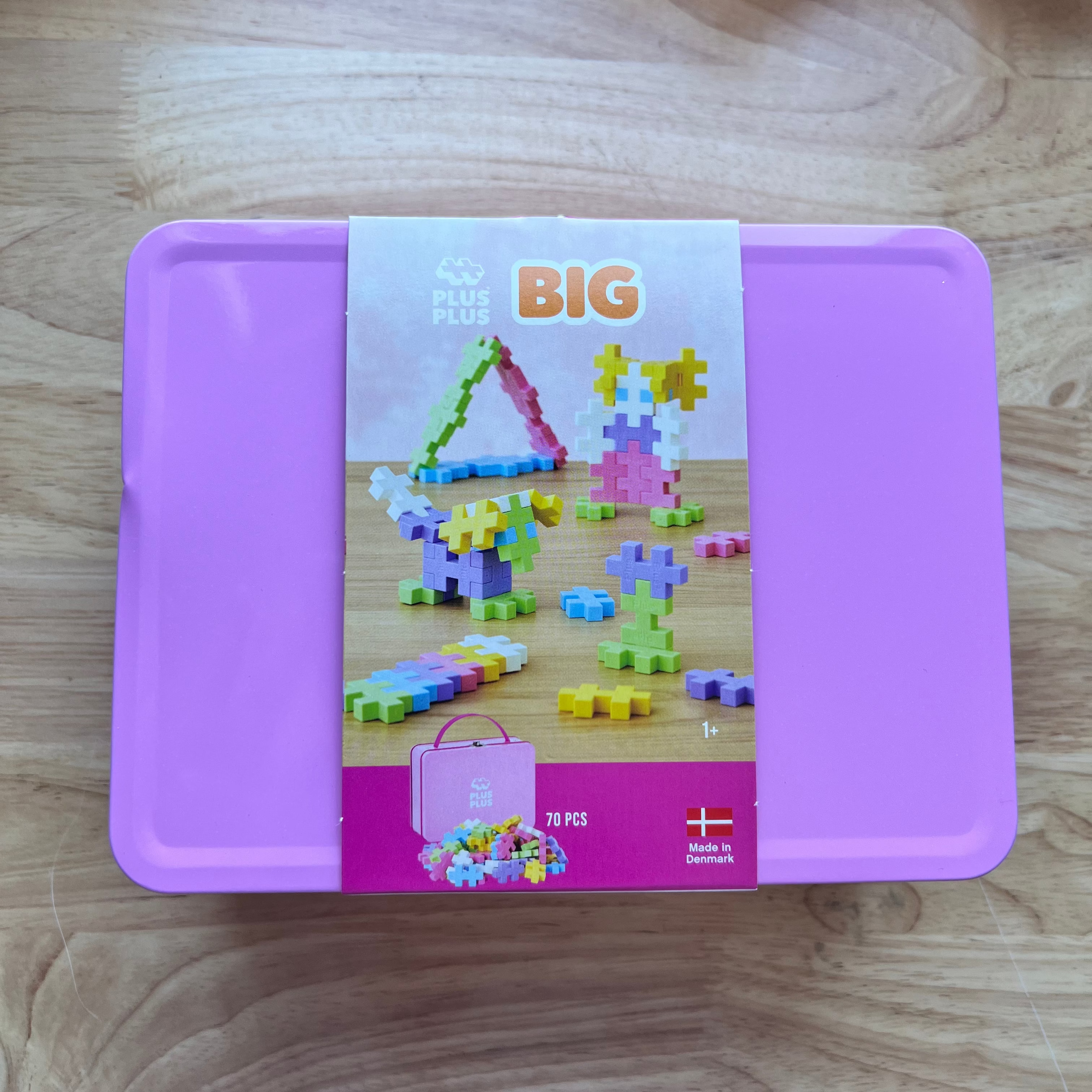 DAMAGED | Plus-Plus | BIG Pastel - Metal Suitcase (70pcs)