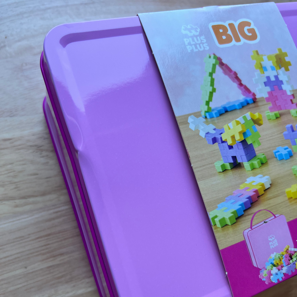 DAMAGED | Plus-Plus | BIG Pastel - Metal Suitcase (70pcs)