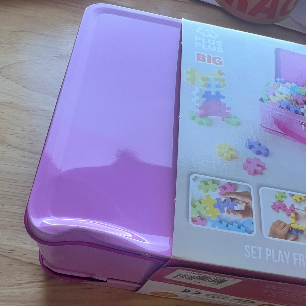 DAMAGED | Plus-Plus | BIG Pastel - Metal Suitcase (70pcs)