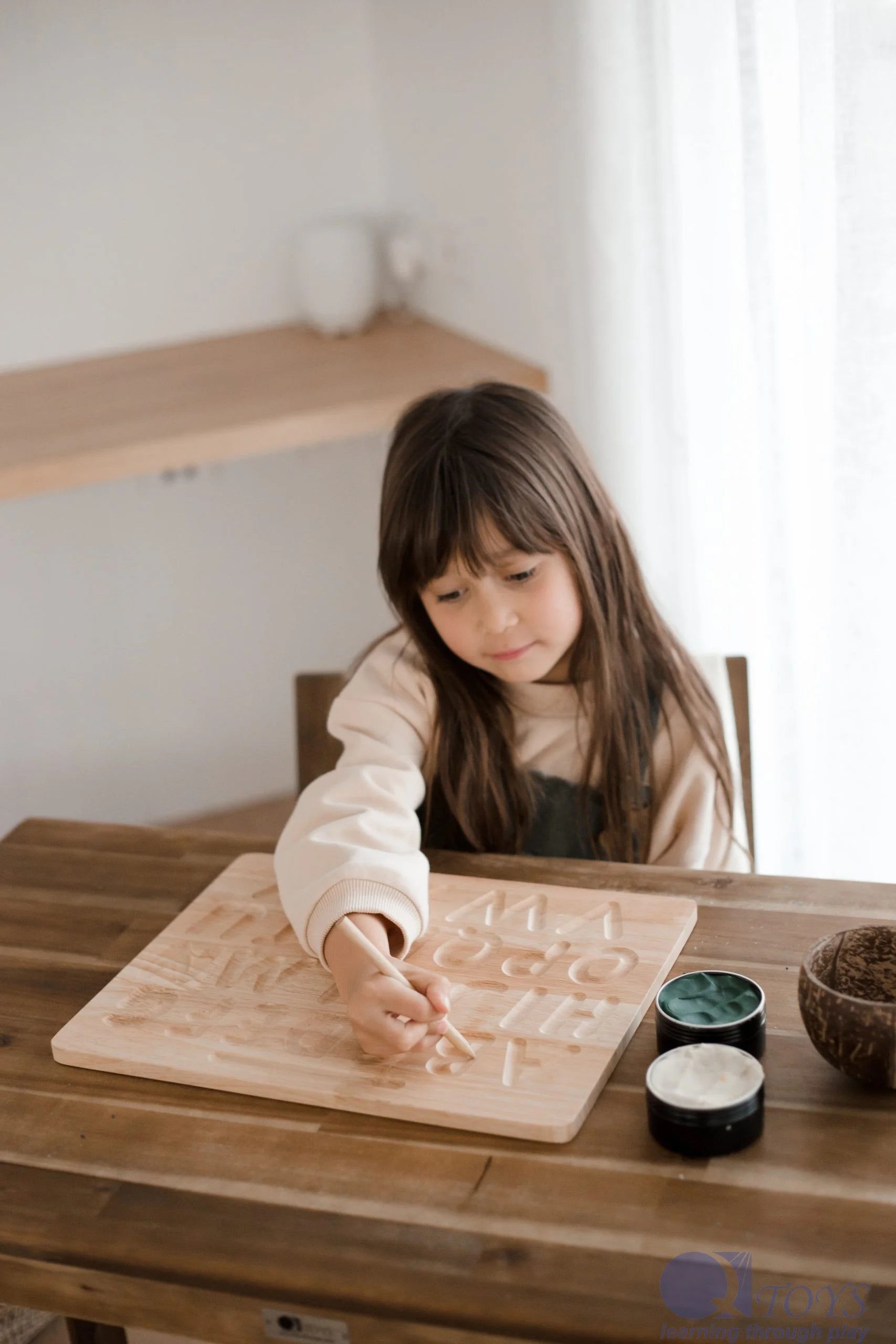 QToys | Capital Letter Tracing Board