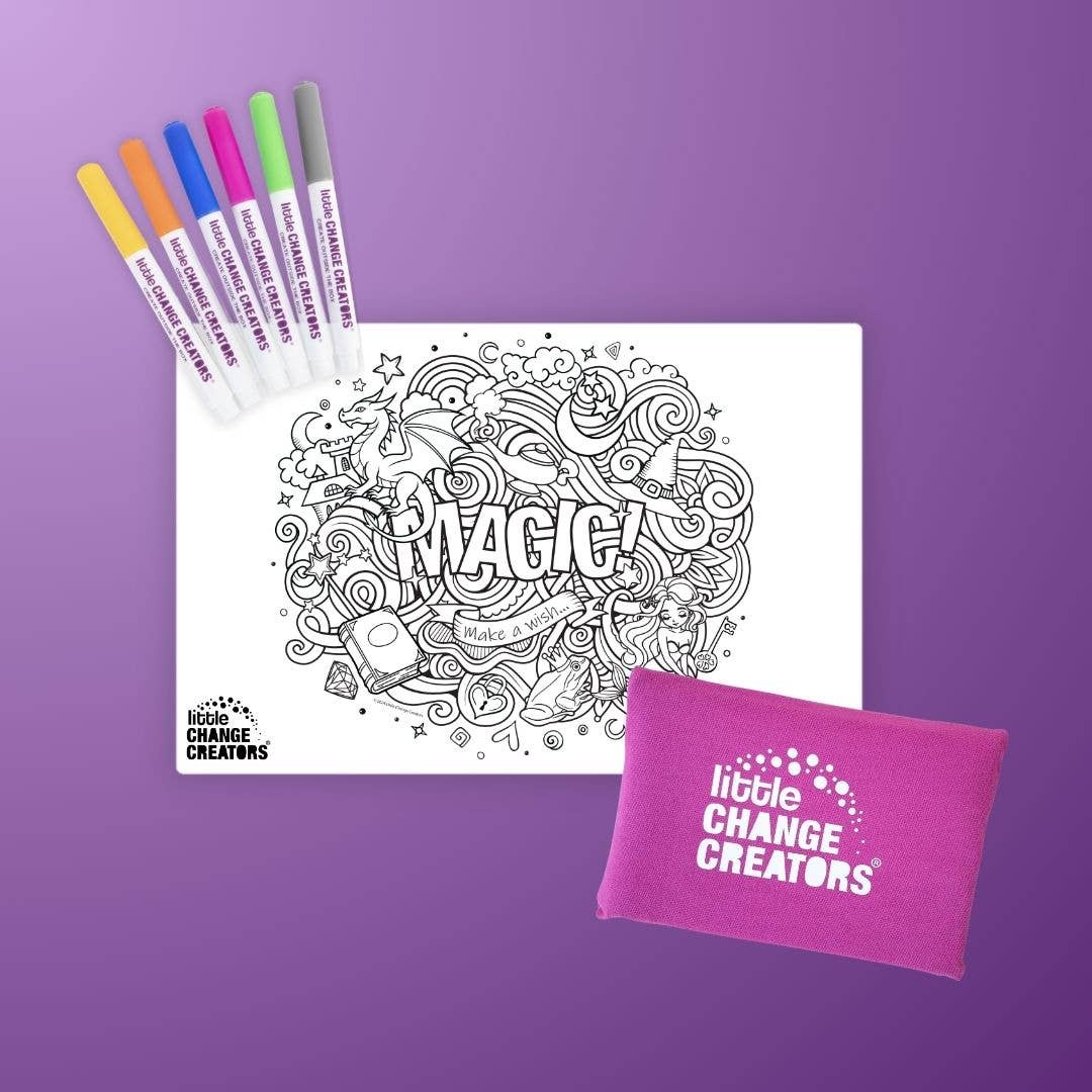 Little Change Creators - Pocket Reusable Colouring In Set