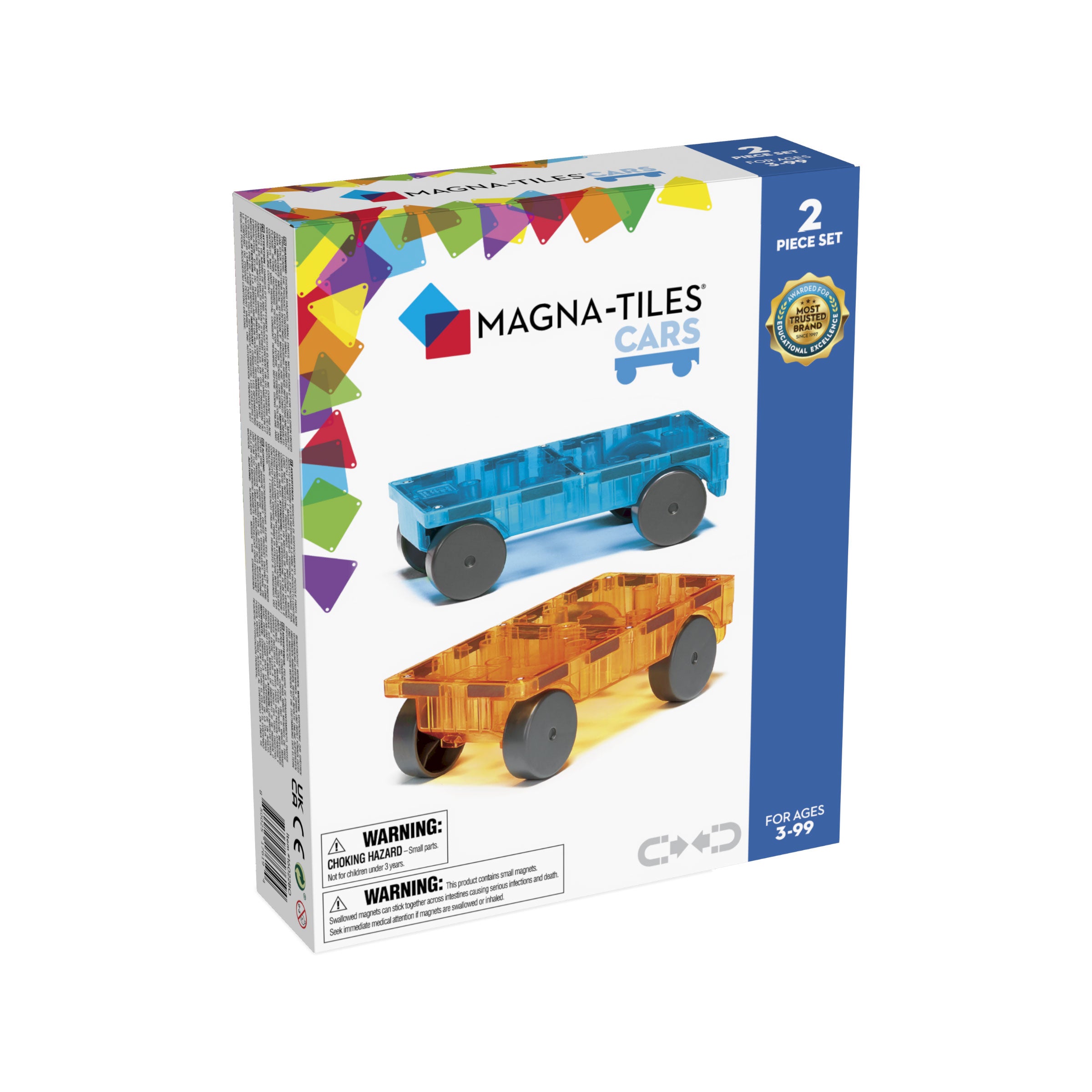 Magna-Tiles | Cars (2 pc Expansion Set)