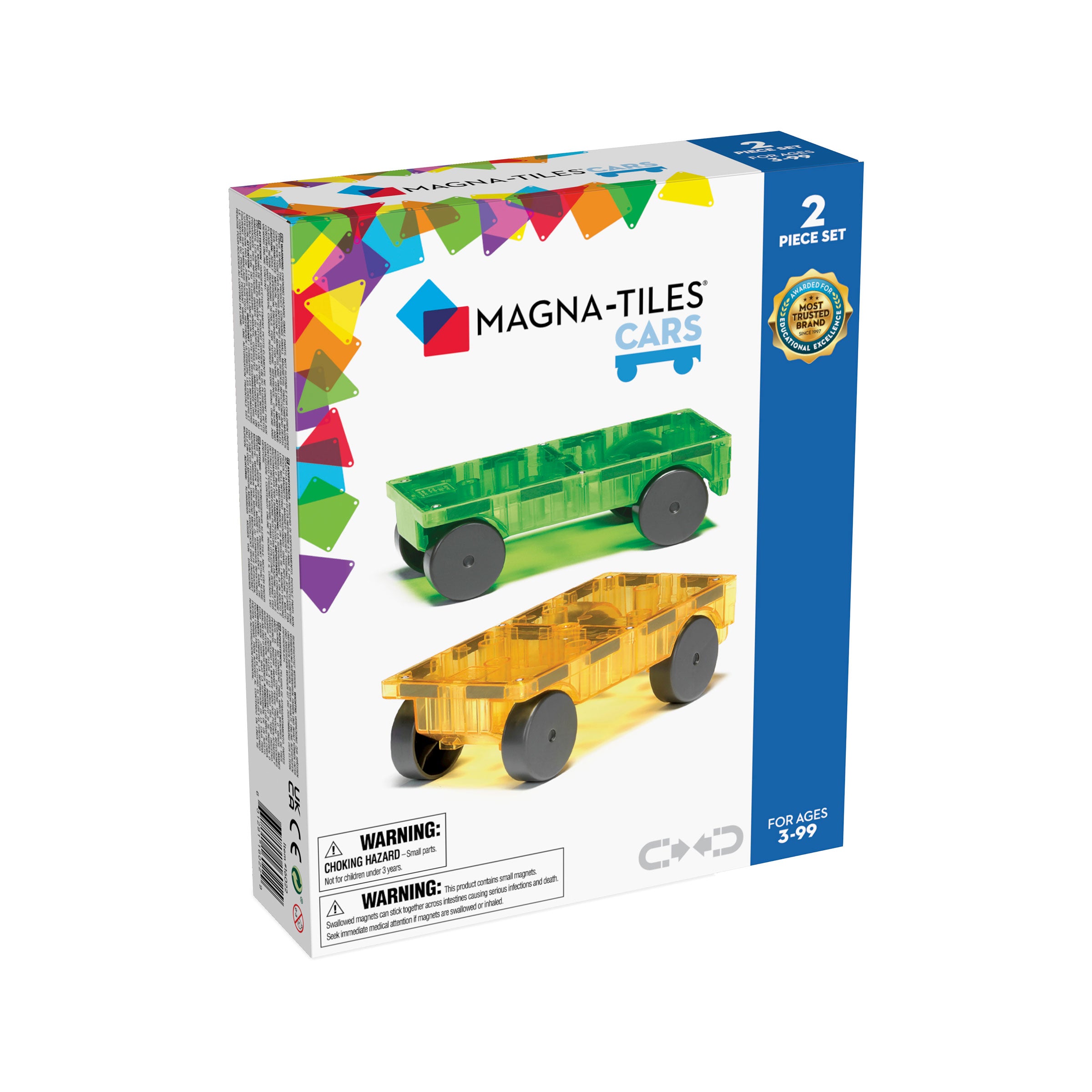 Magna-Tiles | Cars (2 pc Expansion Set)