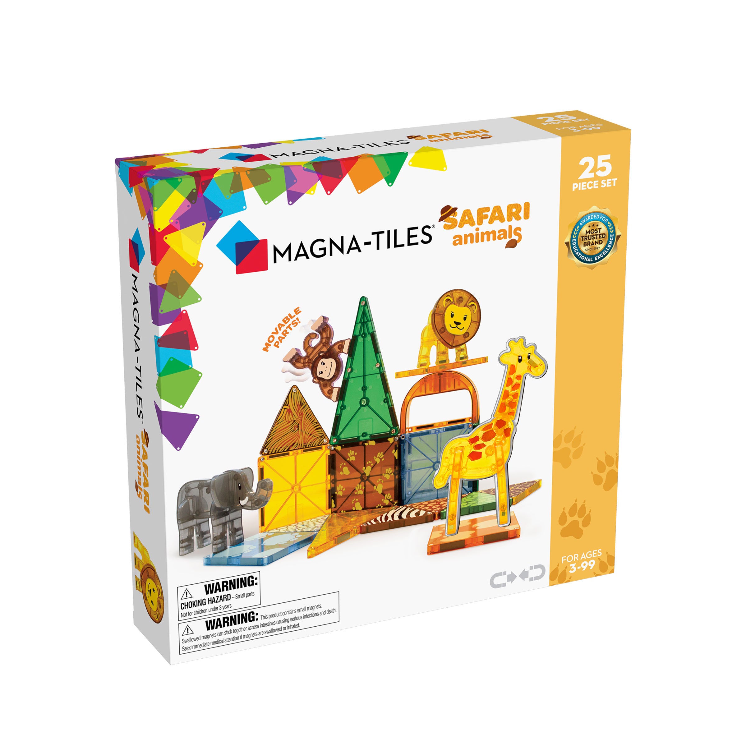 Magna-Tiles | Safari Animals (25 pc)