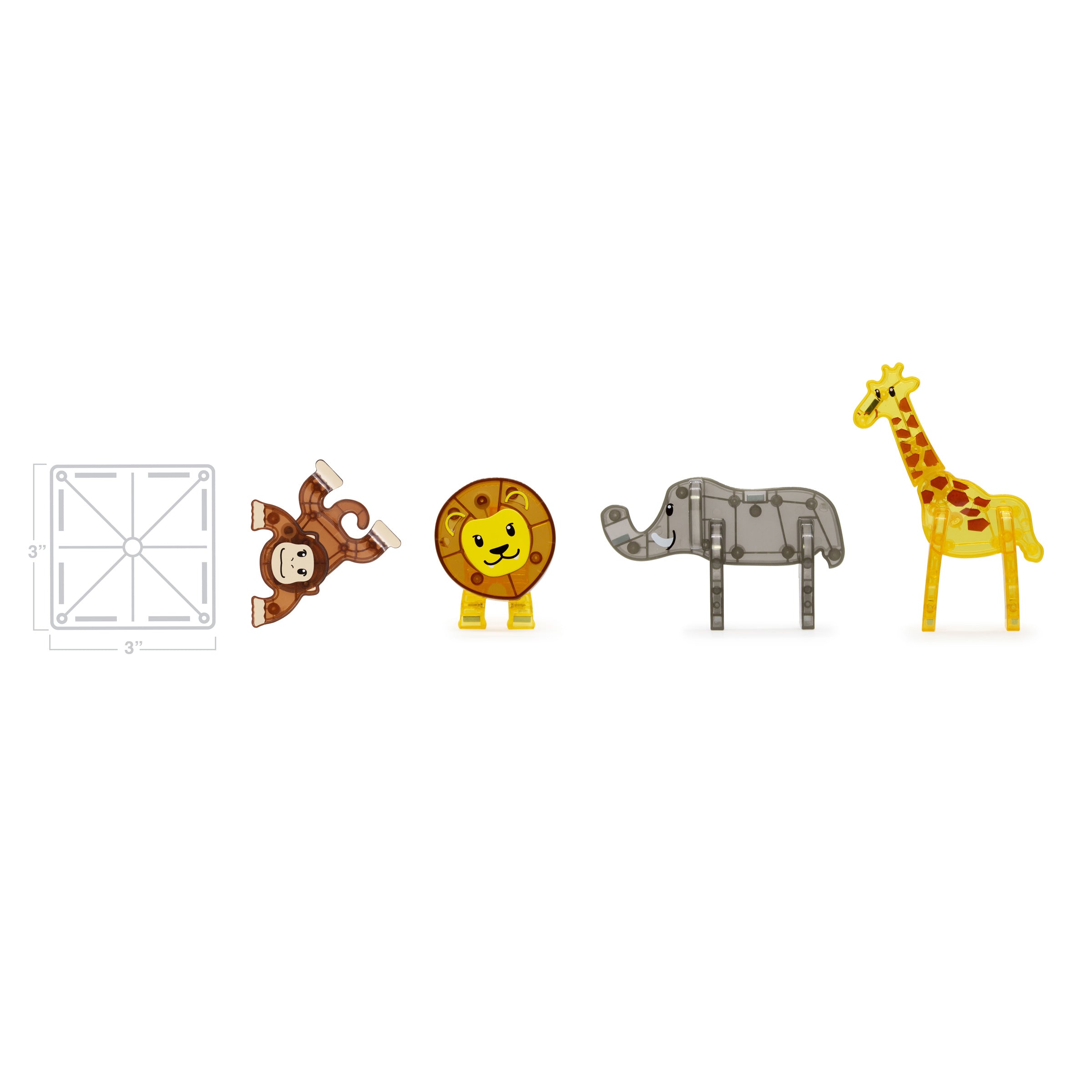 Magna-Tiles | Safari Animals (25 pc)
