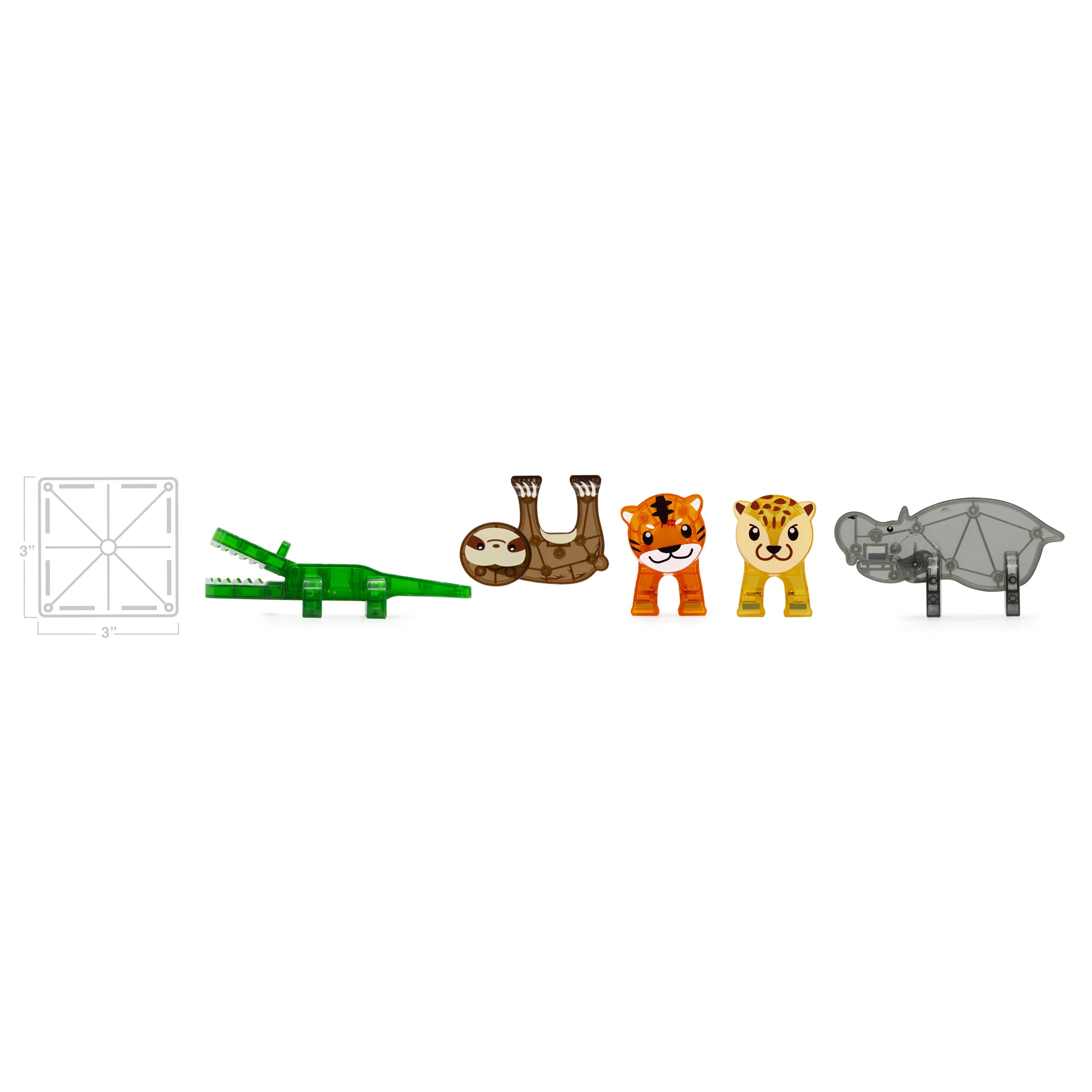 Magna-Tiles | Jungle Animals (25 pc)
