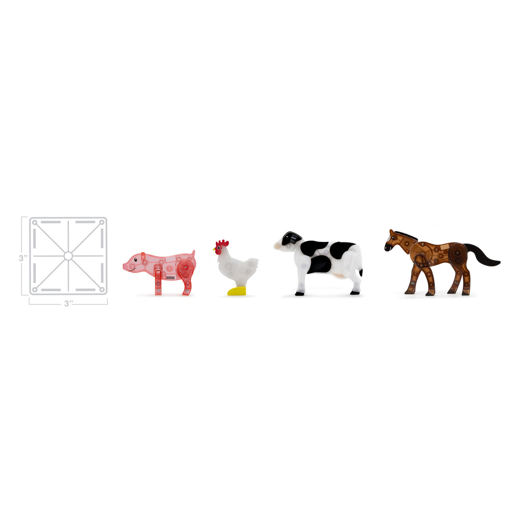 Magna-Tiles | Farm Animals (25 pc)