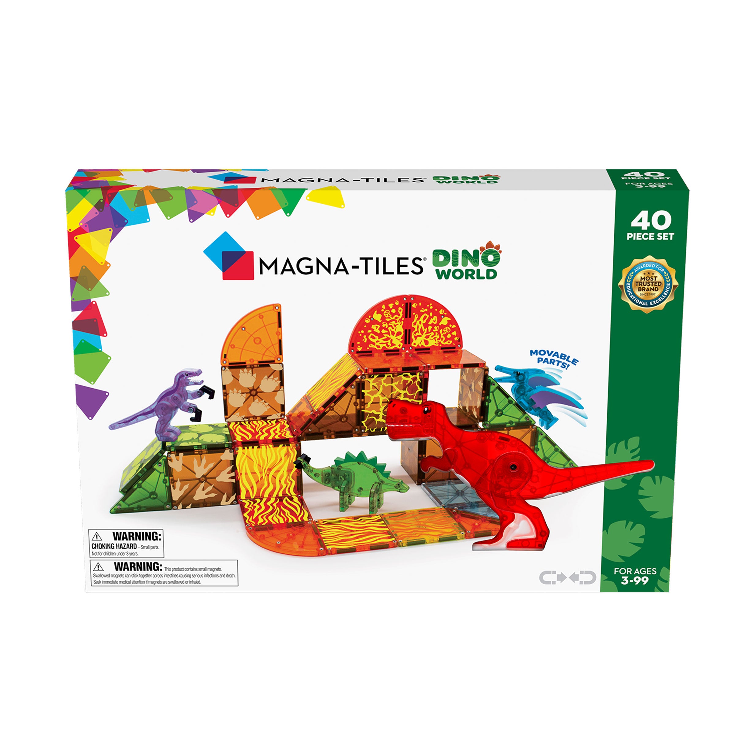 Magna-Tiles | Dino World (40 pc)