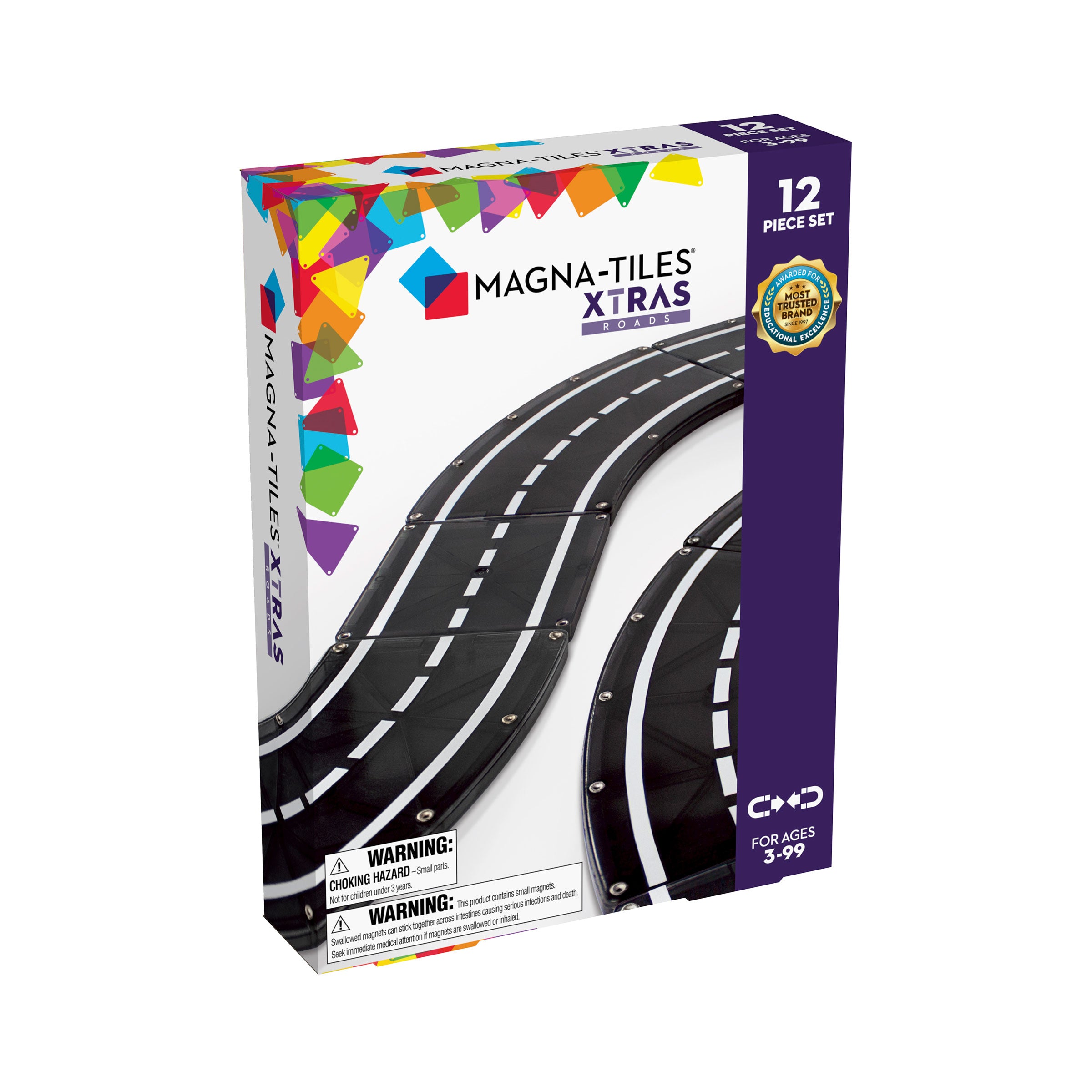 Magna-Tiles | Xtra Roads (12 pc)