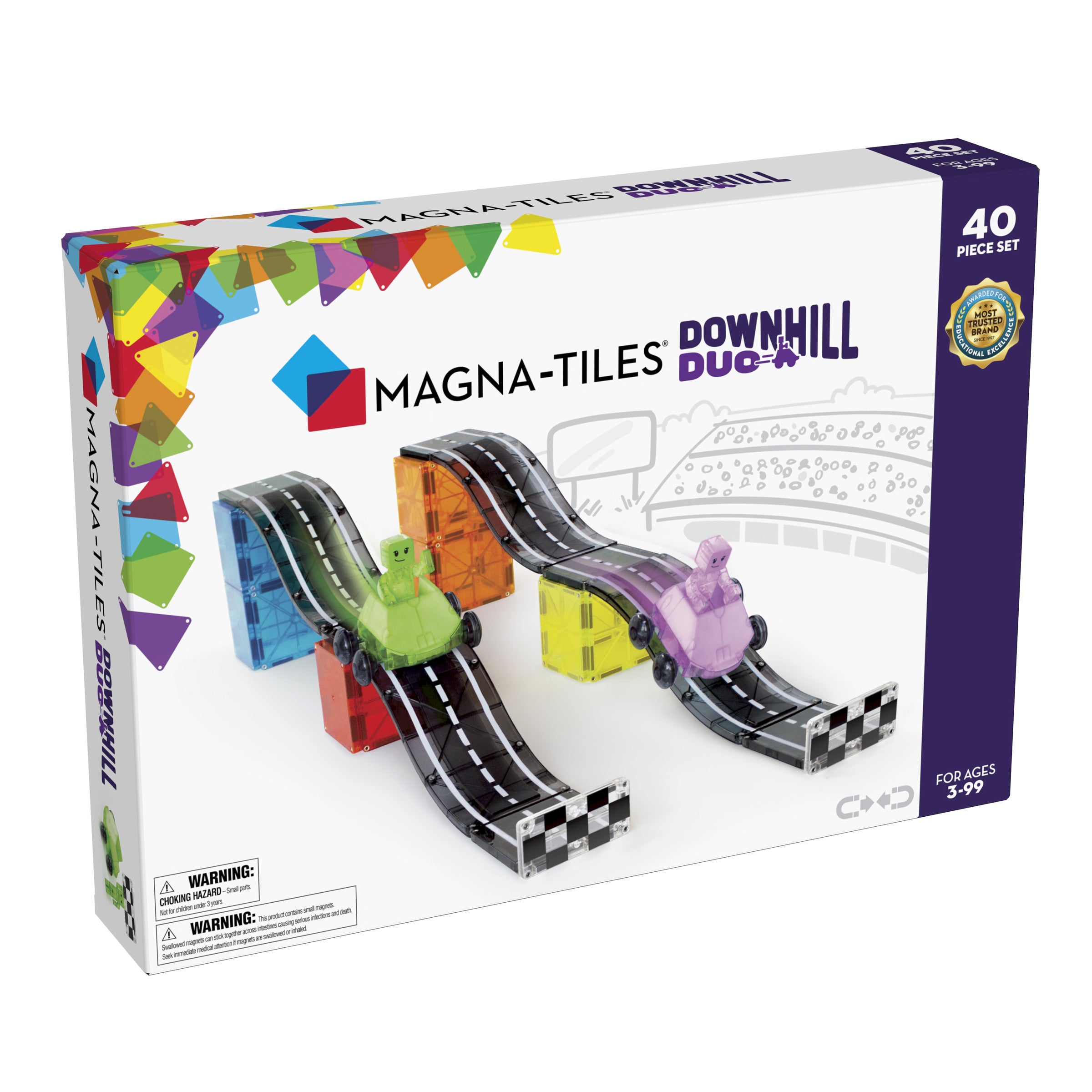 Magna-Tiles | Downhill Duo (40 pc)