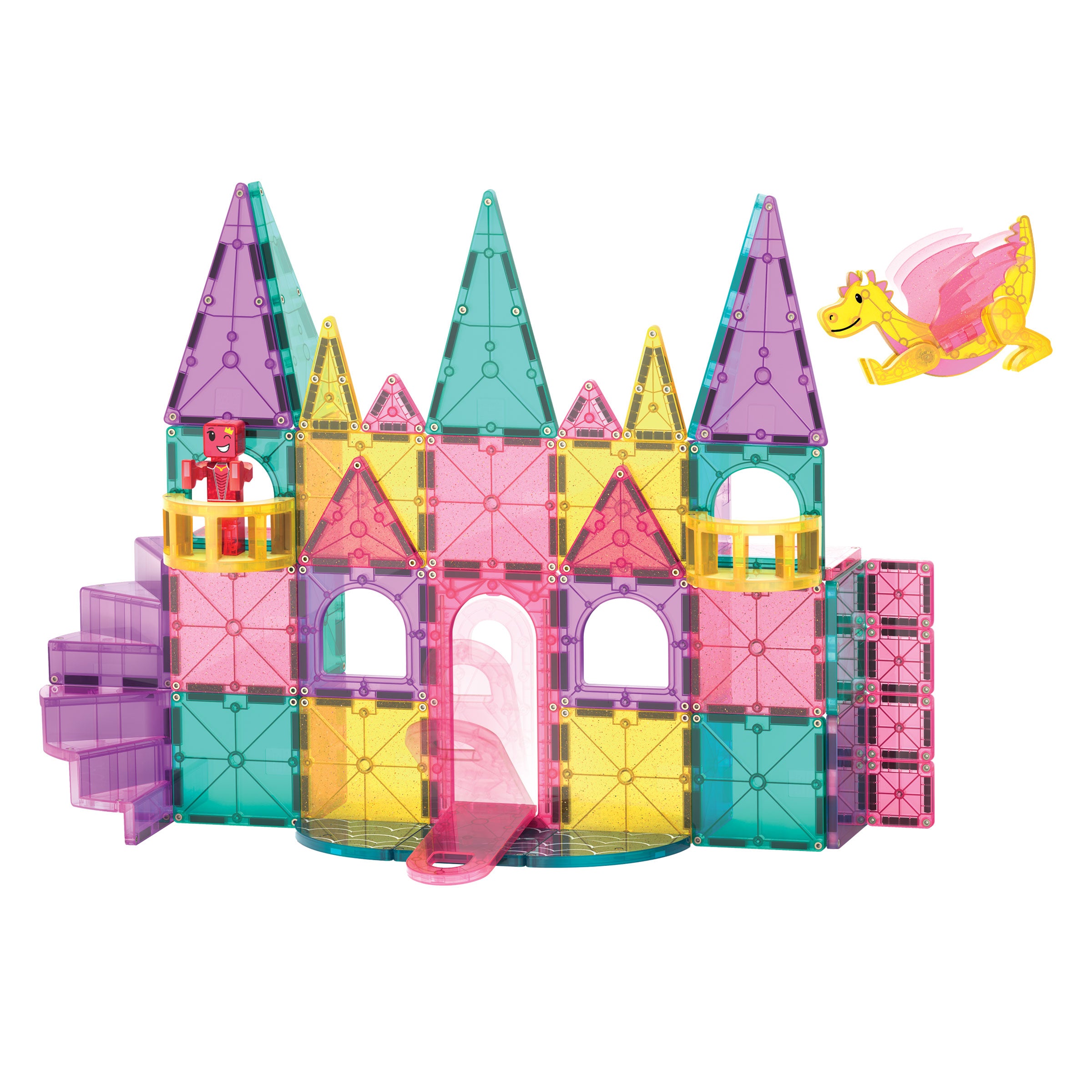 Magna-Tiles | Castle DLX + microMAGS (48 pc)