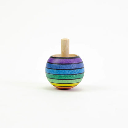 Colorful striped top on a white background