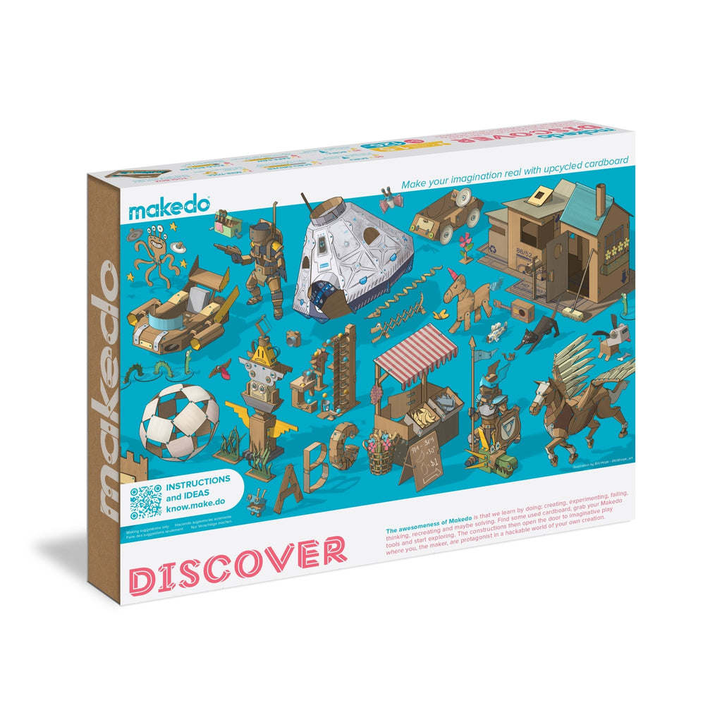 Makedo - Discover 1-5 Makers - Cardboard Construction Toolkit