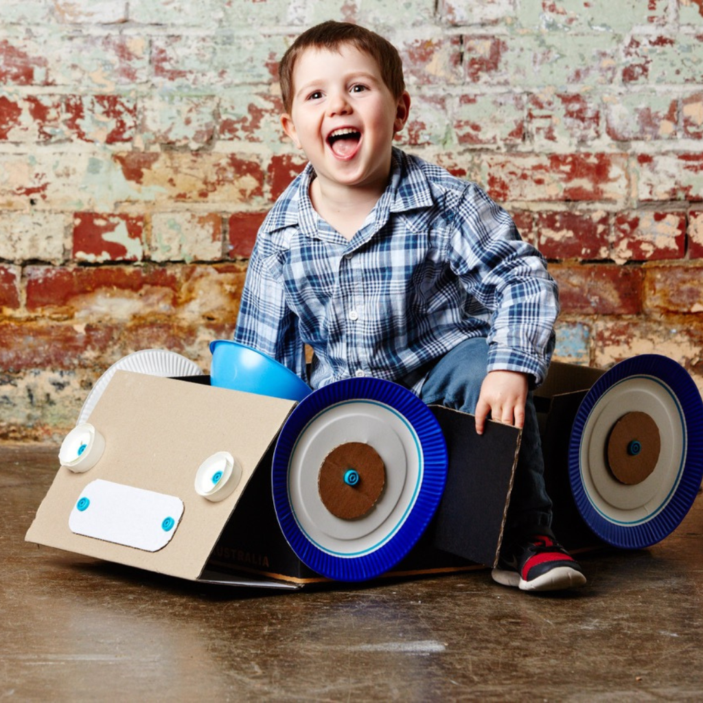 Cardboard Construction Car
