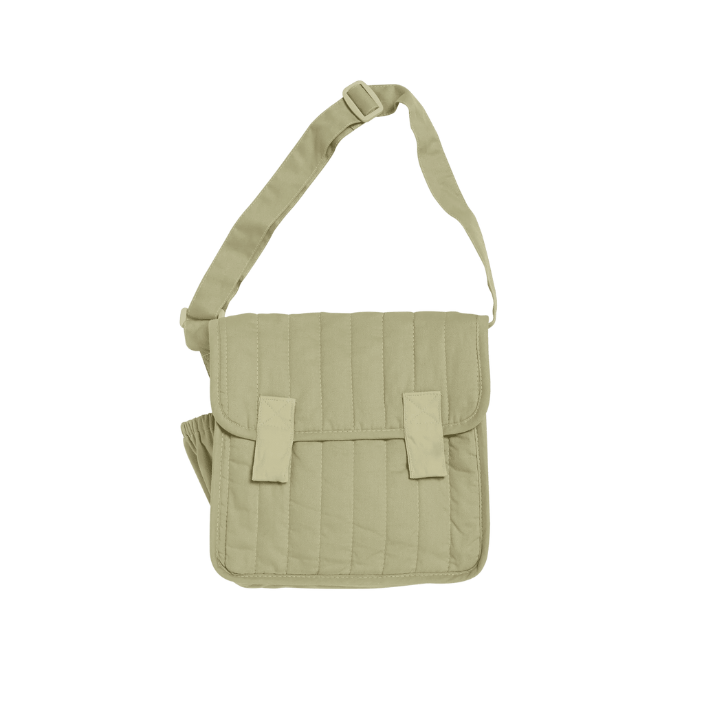 Sage shoulder bag on a white background