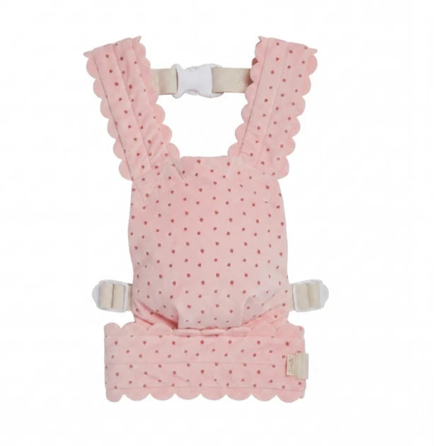 Olli Ella | Dinkum Dolls Petal Carrier - Strawberry