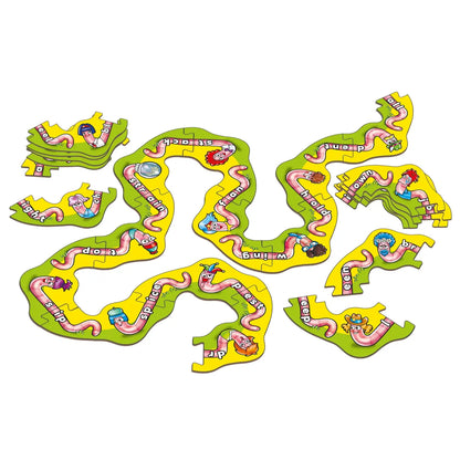 Set of colorful board game pieces with cartoon characters on a white background