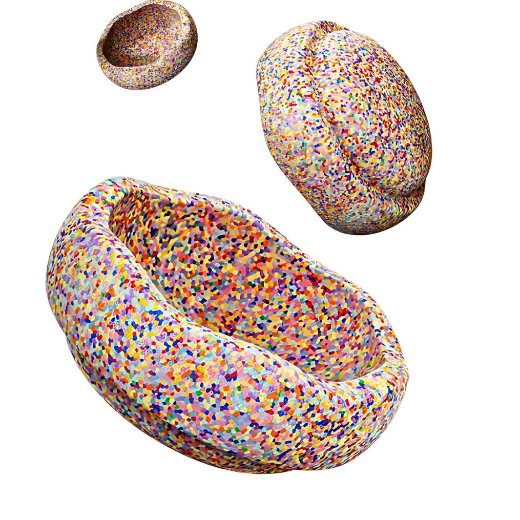 Stapelstein Balance Stepping Stones - Original Mini + Standard + Grow Combination, Set of 3, Super Confetti Trilogy from Australia