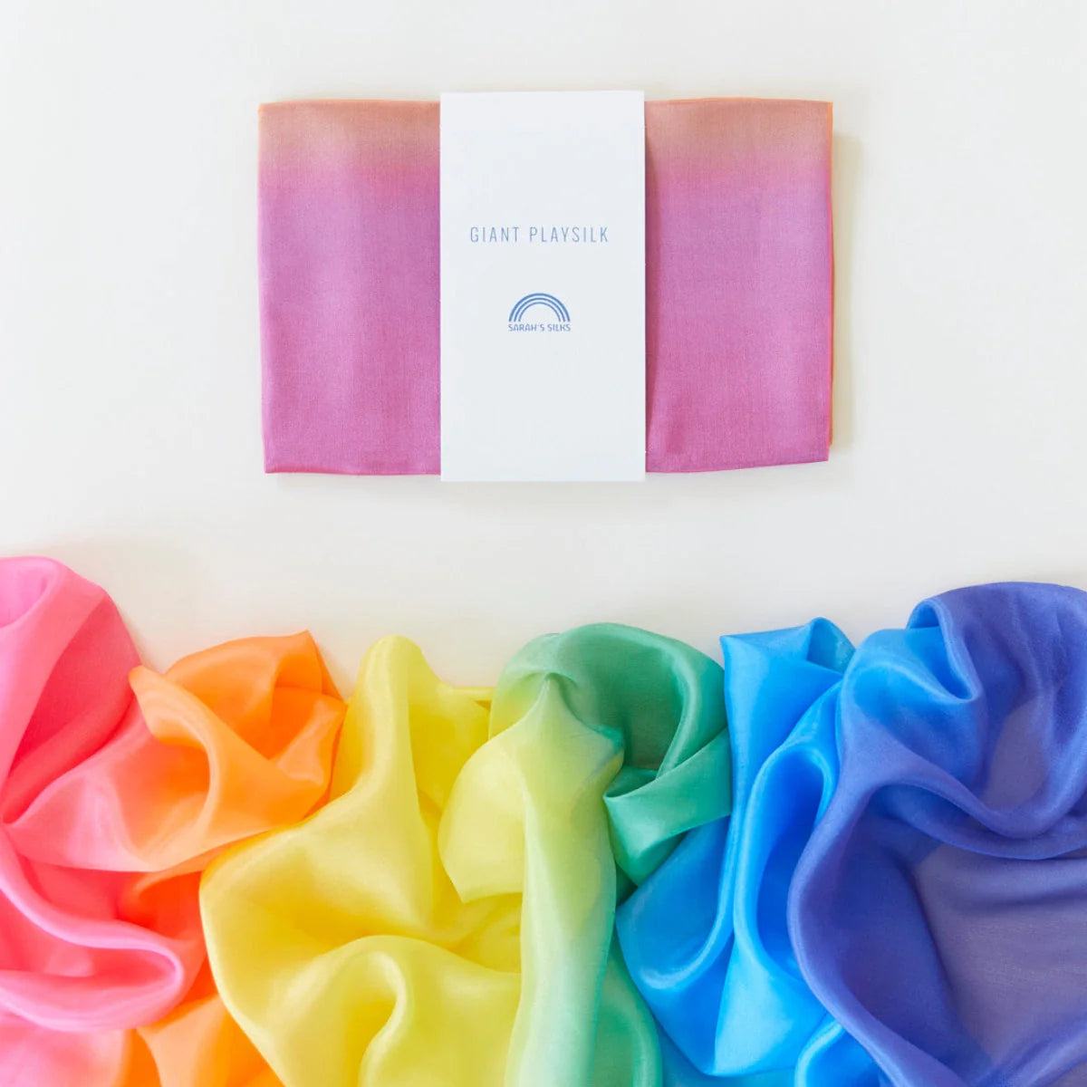 Sarah's Silks Playsilks - Enchanted Rainbow (Giant Size)