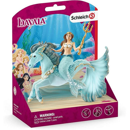 Schleich Bayala mermaid figurine with packaging on a white background