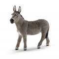 Donkey figurine on a white background