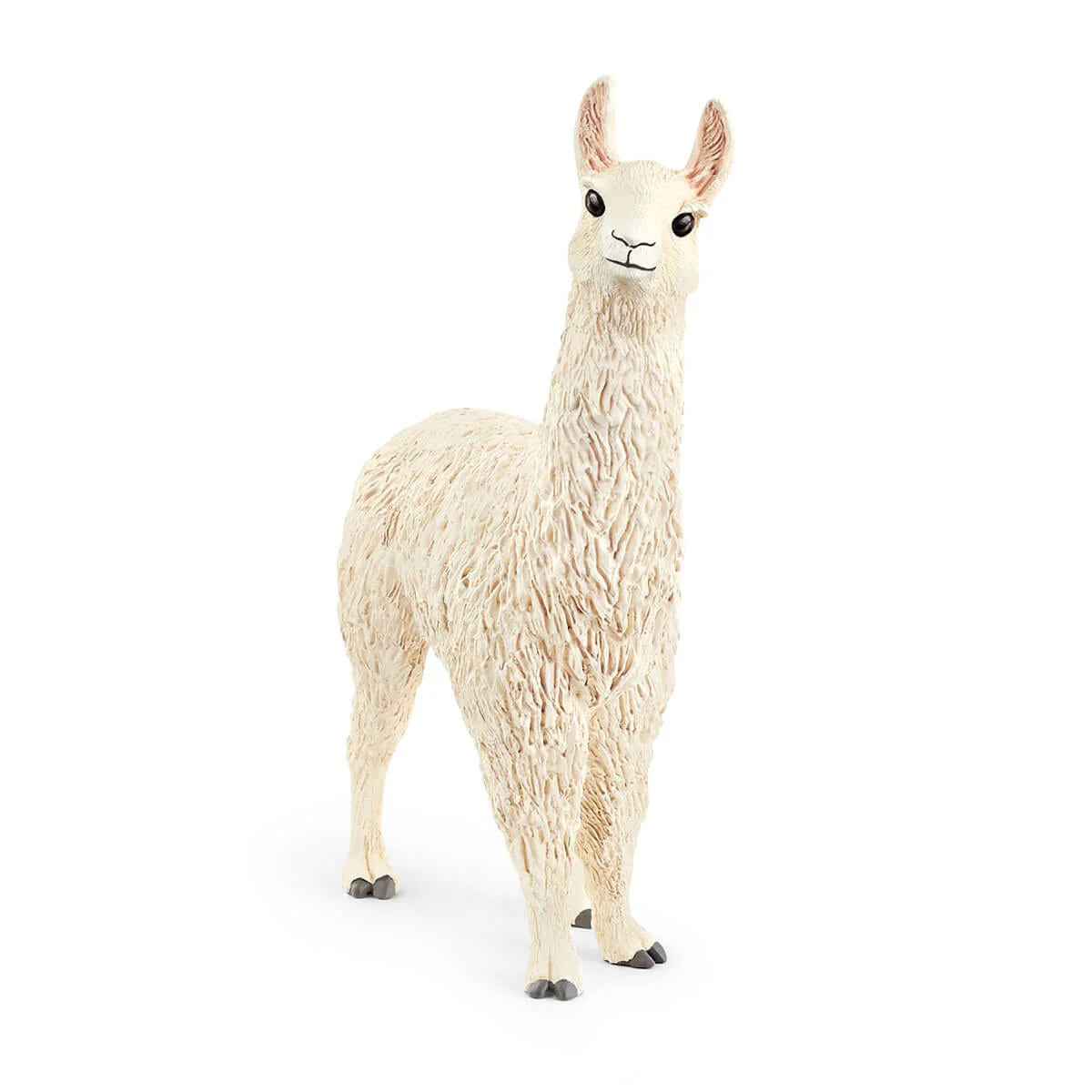 Llama toy on a white background