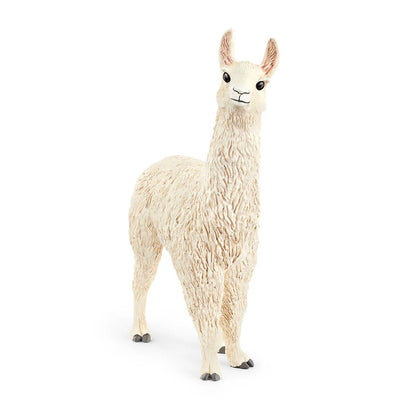 Llama toy on a white background