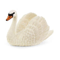 Swan toy on a white background