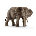 Realistic elephant figure on a white background